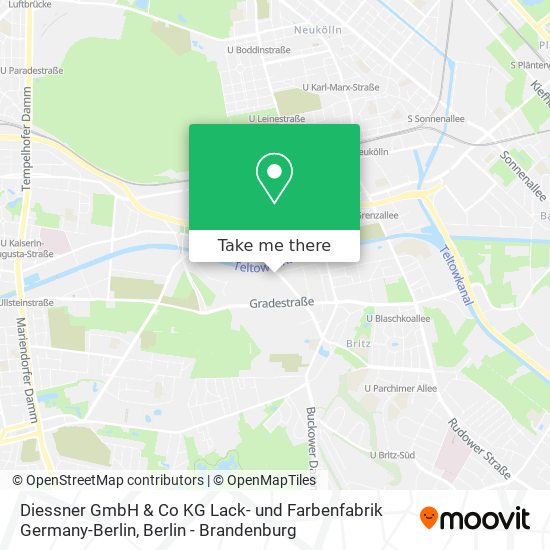 Diessner GmbH & Co KG Lack- und Farbenfabrik Germany-Berlin map