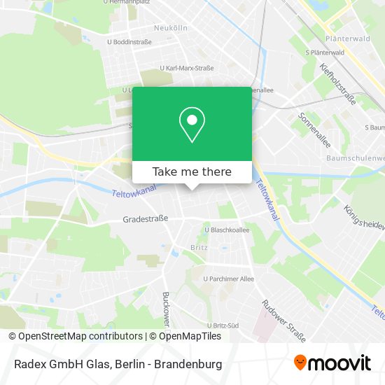 Radex GmbH Glas map