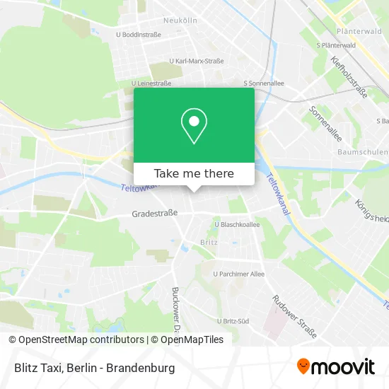 Карта Blitz Taxi