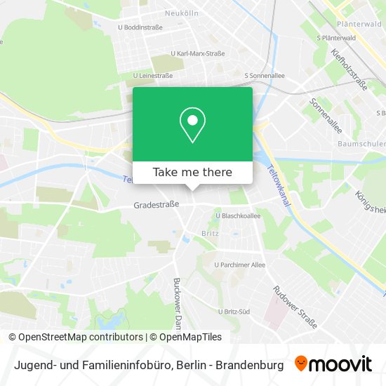 Jugend- und Familieninfobüro map