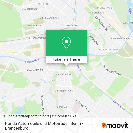 Honda Automobile und Motorräder map