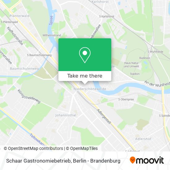 Schaar Gastronomiebetrieb map