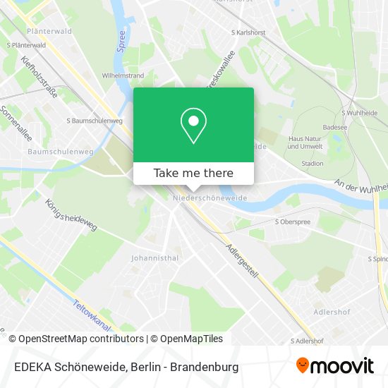 EDEKA Schöneweide map