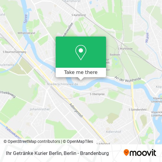 Ihr Getränke Kurier Berlin map