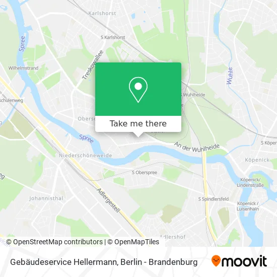 Карта Gebäudeservice Hellermann