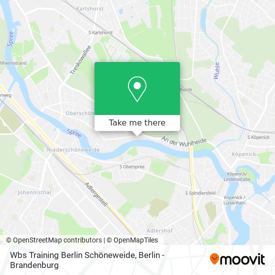 Wbs Training Berlin Schöneweide map