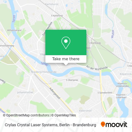 Crylas Crystal Laser Systems map