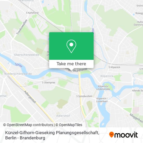 Künzel-Gifhorn-Gieseking Planungsgesellschaft map