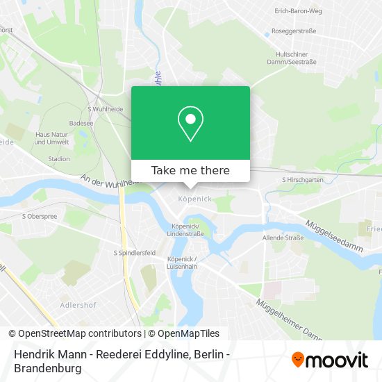 Hendrik Mann - Reederei Eddyline map