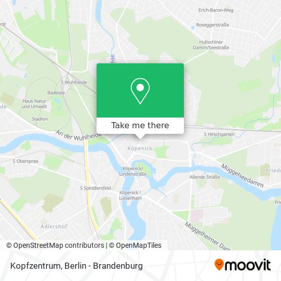 Kopfzentrum map