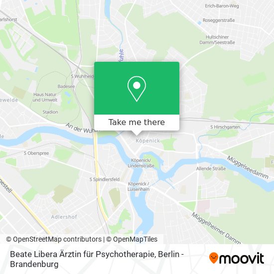 Карта Beate Libera Ärztin für Psychotherapie