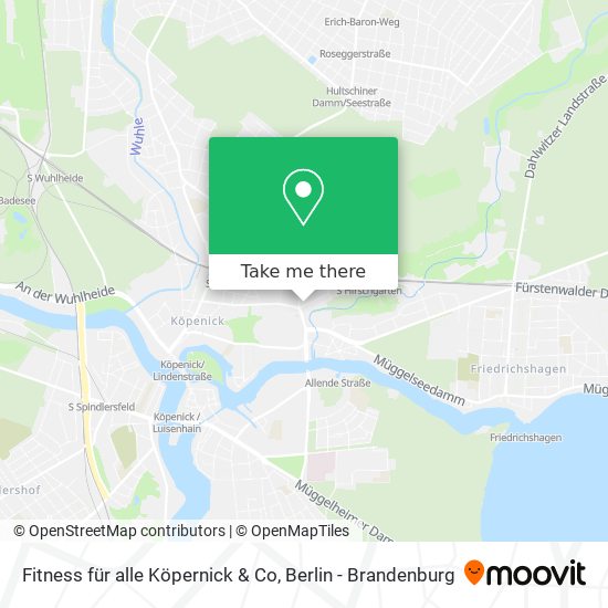 Fitness für alle Köpernick & Co map