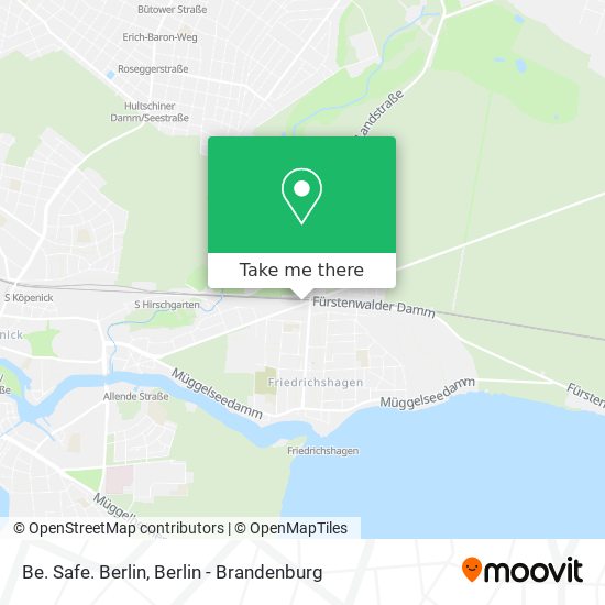 Be. Safe. Berlin map