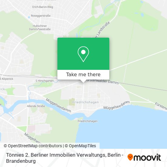 Карта Tönnies 2. Berliner Immobilien Verwaltungs