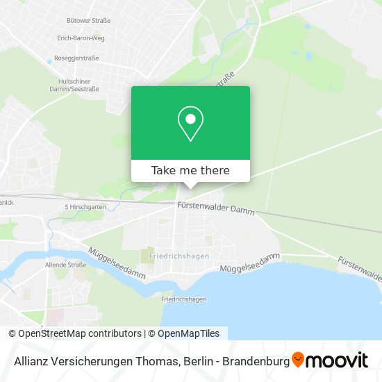 Allianz Versicherungen Thomas map