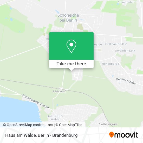 Haus am Walde map