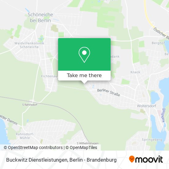 Buckwitz Dienstleistungen map