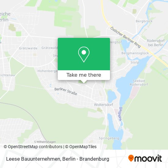 Leese Bauunternehmen map