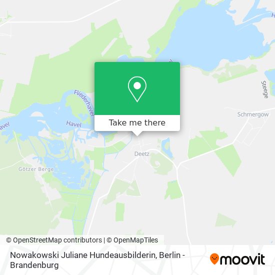 Nowakowski Juliane Hundeausbilderin map