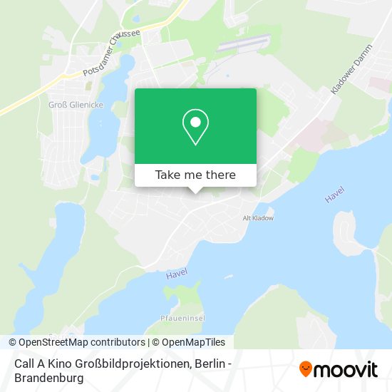Call A Kino Großbildprojektionen map
