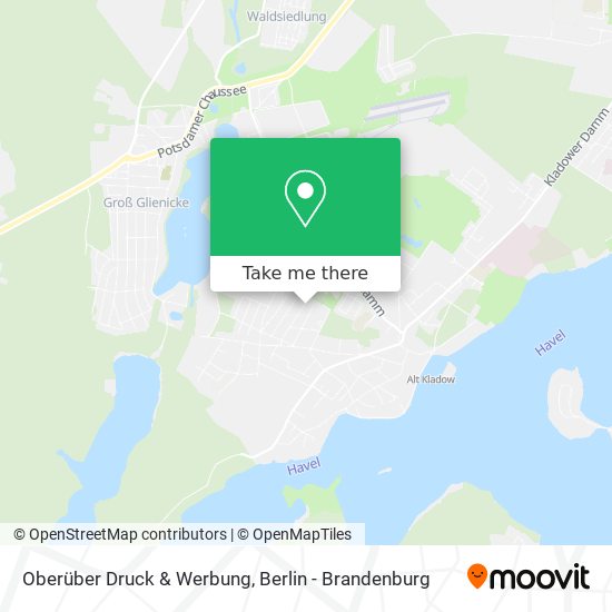 Карта Oberüber Druck & Werbung