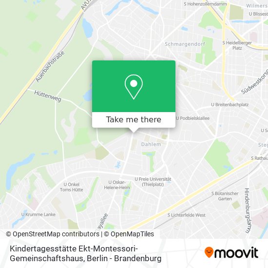 Kindertagesstätte Ekt-Montessori-Gemeinschaftshaus map