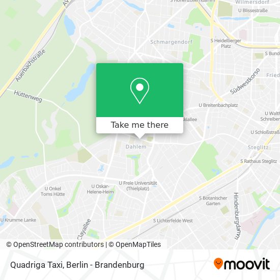 Quadriga Taxi map