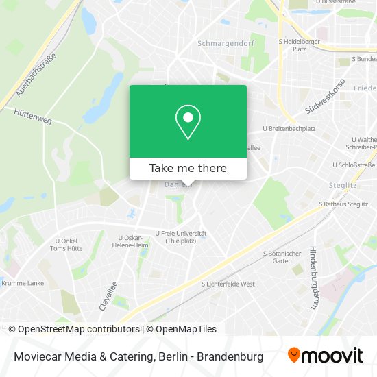 Moviecar Media & Catering map