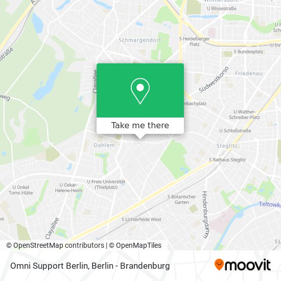 Omni Support Berlin map