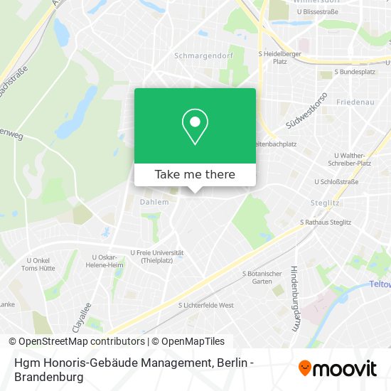 Hgm Honoris-Gebäude Management map