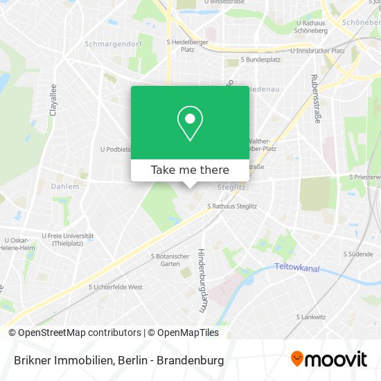 Brikner Immobilien map