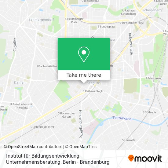 Institut für Bildungsentwicklung Unternehmensberatung map