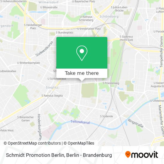 Карта Schmidt Promotion Berlin