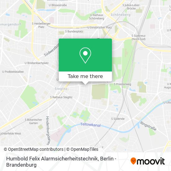 Карта Humbold Felix Alarmsicherheitstechnik