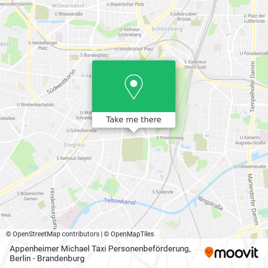 Карта Appenheimer Michael Taxi Personenbeförderung