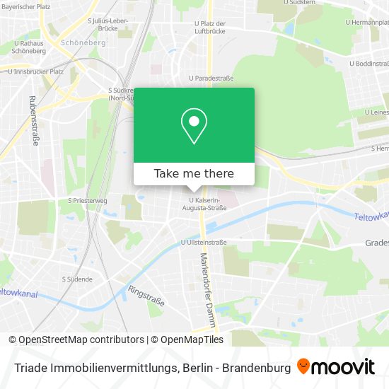 Triade Immobilienvermittlungs map