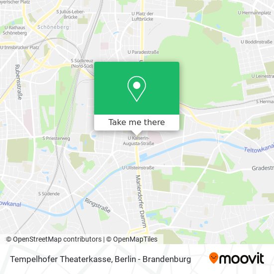 Tempelhofer Theaterkasse map