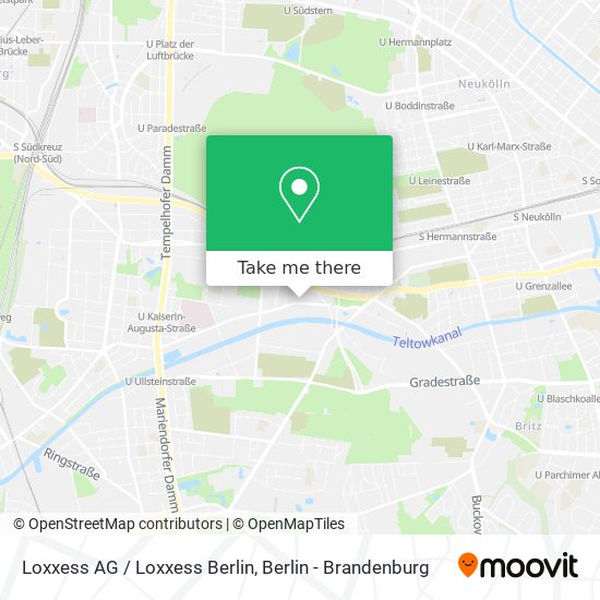 Карта Loxxess AG / Loxxess Berlin