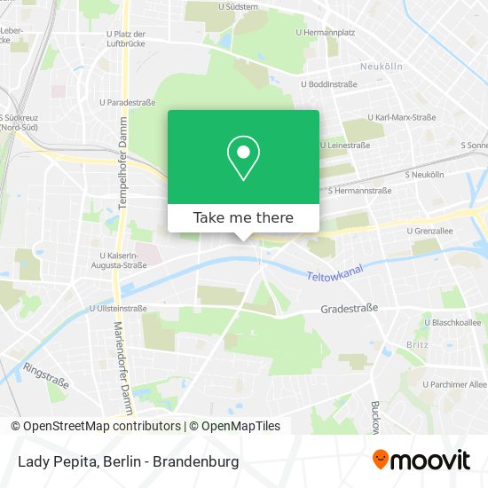 Lady Pepita map