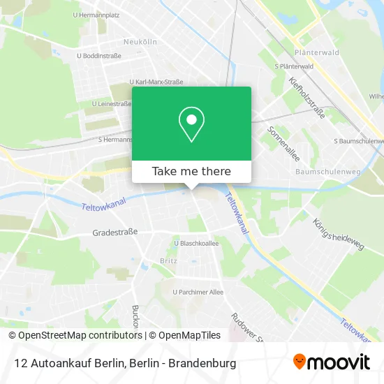 Карта 12 Autoankauf Berlin