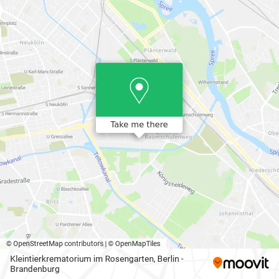 Kleintierkrematorium im Rosengarten map
