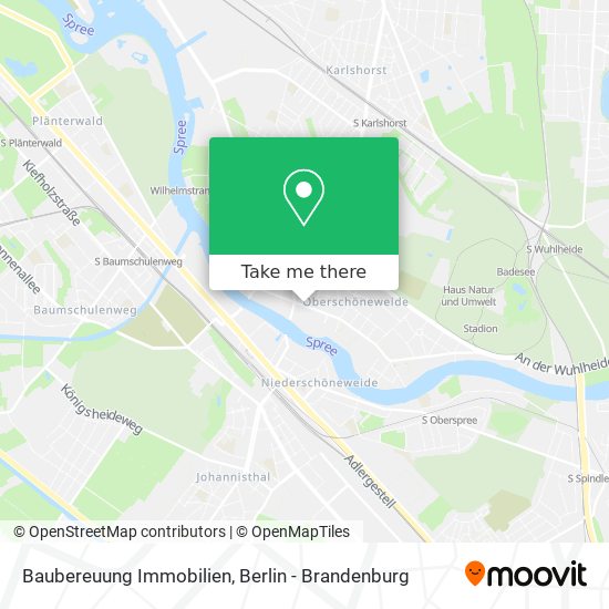 Карта Baubereuung Immobilien