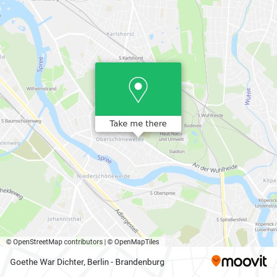 Goethe War Dichter map