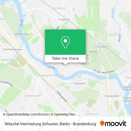 Wäsche-Vermietung Schuster map