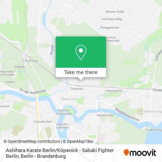 Ashihara Karate Berlin / Köpenick - Sabaki Fighter Berlin map