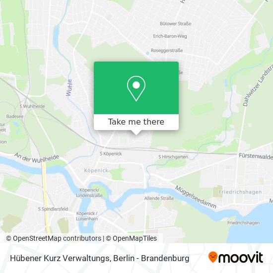 Hübener Kurz Verwaltungs map