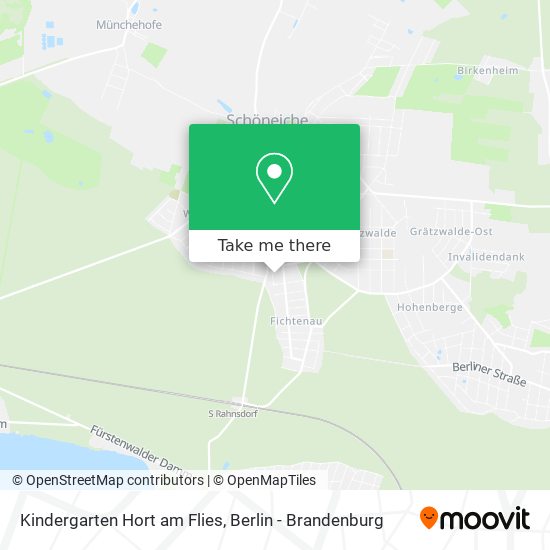 Kindergarten Hort am Flies map