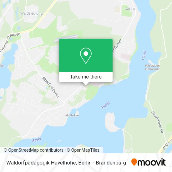 Карта Waldorfpädagogik Havelhöhe