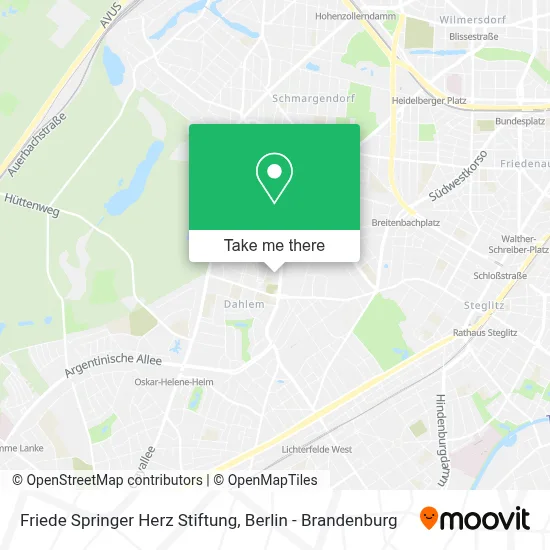 Friede Springer Herz Stiftung map