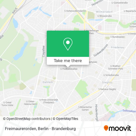 Freimaurerorden map
